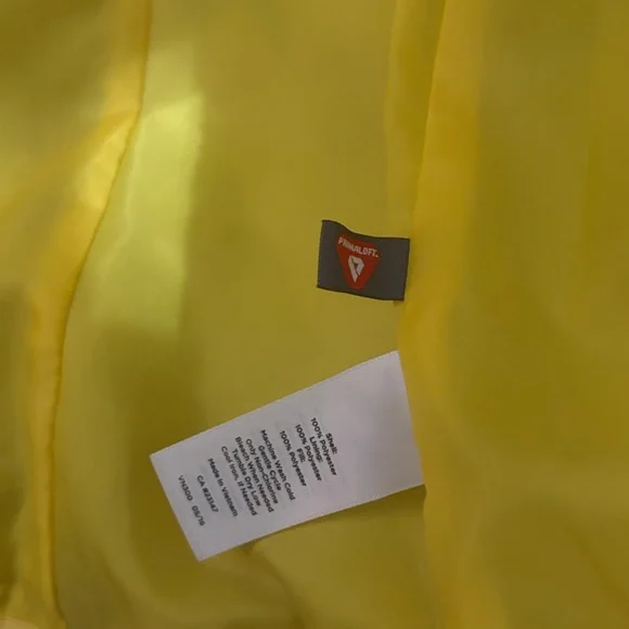 Talbots Quilted Jacket with Yellow Accents - Picture 4 of 5